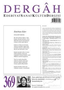 Dergah Edebiyat Kültür Sanat Dergisi Sayı: 369 Kasım 2020
