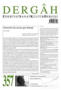 Dergah Edebiyat Sanat Kültür Dergisi Sayı: 357 Kasım 2019