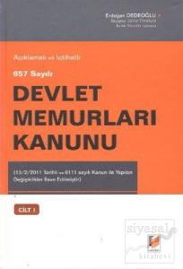 Devlet Memurları Kanunu Cilt: 1 (Ciltli)