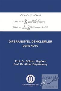 Diferansiyel Denklemler Ders Notu Diferansiyel Denklemler Ders Notu