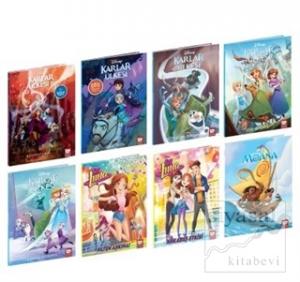 Disney Çizgi Klasikleri Kız Çocuk Seti (8 Kitap Takım)