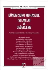 Dönem Sonu Muhasebe İşlemleri ve Değerleme