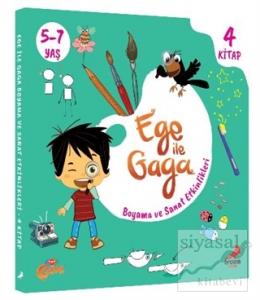 Ege ile Gaga - Boyama ve Sanat Etkinlikleri (4 Kitap Takım)