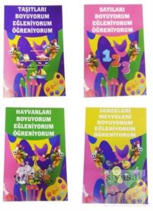 Eğitici Boyama Seti (4 Kitap Takım)