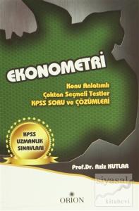 Ekonometri (KPSS Uzmanlık Sınavları)