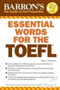 Essential Words for the TOEFL Essential Words for the TOEFL
