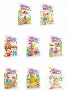 Etkinlik Boyama Kitabı (8 Kitap Set)