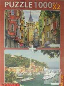 Galata Kulesi - Portofino Puzzle (X 2 100 Parça)