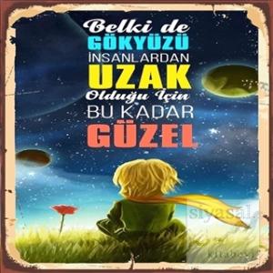 Gökyüzü Ahşap Magnet