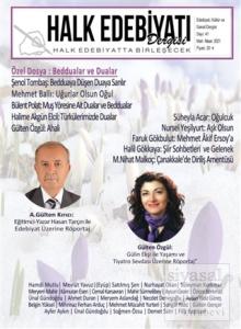 Halk Edebiyatı Dergisi Sayı: 41 Mart-Nisan 2021