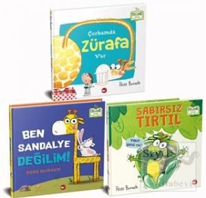Hayvanlarla Eğleniyorum Set - Organik Kitap (3 Kitap Takım) (Ciltli)