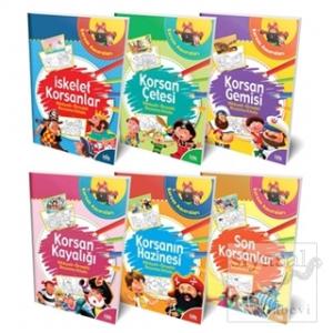 Hikayeli - Örnekli Korsan Maceraları Boyama Kitabı Serisi (6 Kitap Takım)