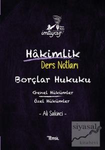 İmtiyaz Borçlar Hukuku Hakimlik Ders Notları