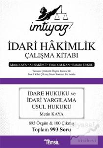 İmtiyaz - İdari Hakimlik Çalışma Kitabı