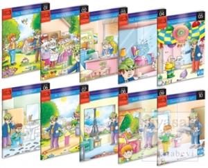 İngilizce Hikaye Seti (10 Kitap) İlkokul 3.Sınıf Karekod Dinlemeli