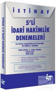 İstinaf 5'li İdari Hakimlik Denemeleri