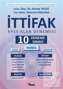İttifak KPSS Alan Denemesi Tamamı Çözümlü 10 Fasikül Deneme Sınavı