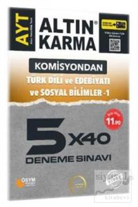 Komisyondan AYT Türk Dili ve Edebiyatı ve Sosyal Bilimler 1 5x40 Deneme Sınavı