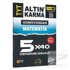 Komisyondan TYT Matematik 5x40 Deneme Sınavı