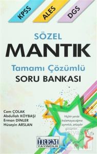 KPSS ALES DGS Sözel Mantık Tamamı Çözümlü Soru Bankası