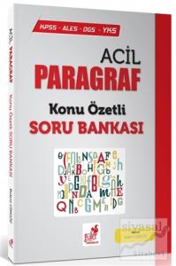 KPSS - ALES - DGS - YKS Acil Paragraf Konu Özetli Soru Bankası