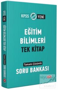 KPSS Eğitim Bilimleri Tek Kitap Tamamı Çözümlü Soru Bankası