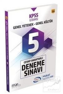 KPSS GYGK Lisans 5 Cevap Anahtarlı Deneme Sınavı