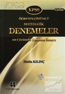KPSS Öğreten Çözümlü Matematik Denemeler