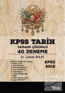 KPSS Tarih Tamamı Çözümlü 40 Deneme