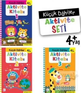 Küçük Dahiler Aktivite Seti 4+ Yaş (3 Kitap Takım)