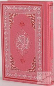 Kuran'ı Kerim Hafız Osman Hattı - Miklebli Pembe (Ciltli)