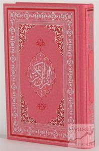 Kuran'ı Kerim Hafız Osman Hattı - Miklebsiz Pembe (Ciltli)