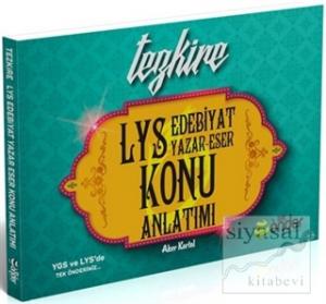 LYS Edebiyat Tezkire Yazar Eser Konu Anlatımı Tek Önder Yayınları
