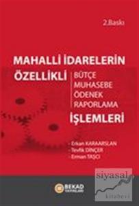 Mahalli İdarelerin Özellikli İşlemleri