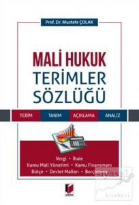 Mali Hukuk Terimler Sözlüğü