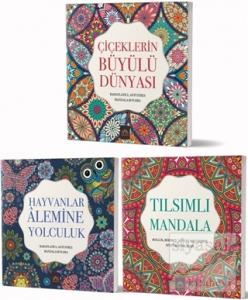 Mandala Büyükler İçin Boyama Seti (3 Kitap Takım) Mandala Büyükler İçin Boyama Seti (3 Kitap Takım)