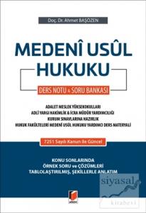 Medeni Usul Hukuku Ders Notu ve Soru Bankası