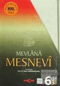 Mesnevi  Mevlana (3 Kitap Takım) (Ciltli)