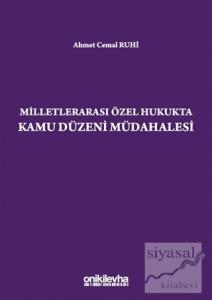 Milletlerarası Özel Hukukta Kamu Düzeni Müdahalesi
