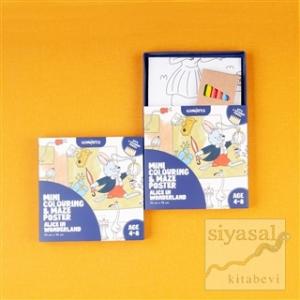 Mini Colouring and Maze Poster Alice in Wonderland