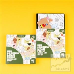 Mini Colouring and Maze Poster Hansel and Gretel