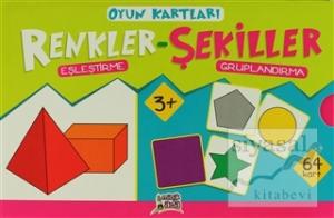 Minik Ada Oyun Kartları Renkler-Şekiller