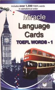Miracle Language Cards TOEFL Words - 1