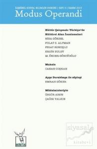 Modus Operandi İlişkisel Sosyal Bilimler Dergisi Sayı : 3 / Kasım 2015