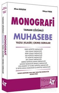 Monografi Tamamı Çözümlü Muhasebe Yazılı (Klasik) Çıkmış Sorular