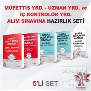 Müfettiş Yrd. - Uzman Yrd. ve İç Kontrolör Yrd. Alım Sınavına Hazırlık Seti (5 Kitap Takım)