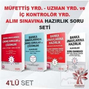 Müfettiş Yrd. - Uzman Yrd. ve İç Kontrolör Yrd. Alım Sınavına Hazırlık Soru Seti (4 Kitap Takım)