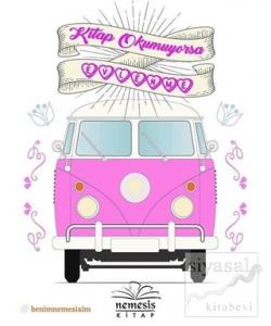 Nemesis Kitap Okumuyorsa Evlenme Bez Çanta (Pembe)