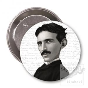 Nikola Tesla (Karikatür) - Rozet