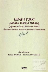 Nisab-ı Türki (Nisab-ı Türki-i Turan) Çağatayca Farsça Manzum Sözlük